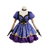 Mona Genshin Impact Hexe Kostüm Halloween Karneval Outfits